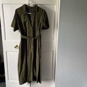 Utility shirt dress